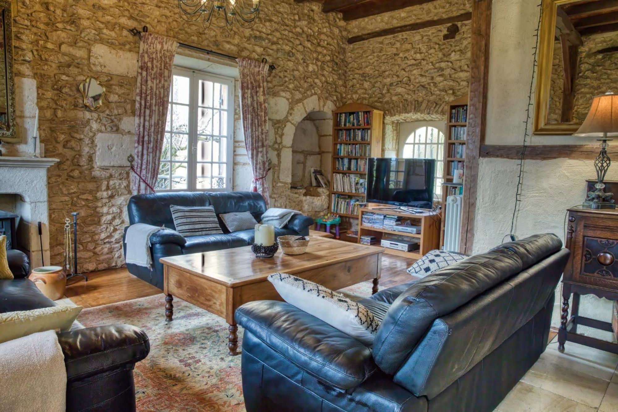 Saint-Marcel-du-Périgord Le Manoir De St Marcel 빌라 객실 사진