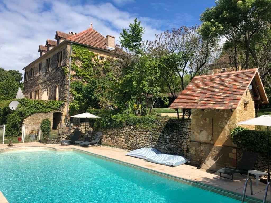 Saint-Marcel-du-Périgord Le Manoir De St Marcel 빌라 객실 사진